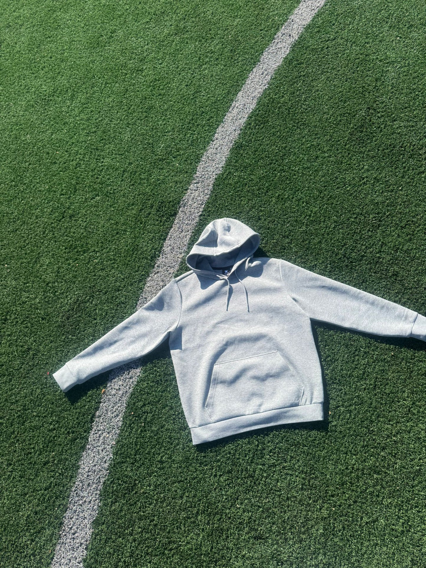 Men's Grey Training Hoodie