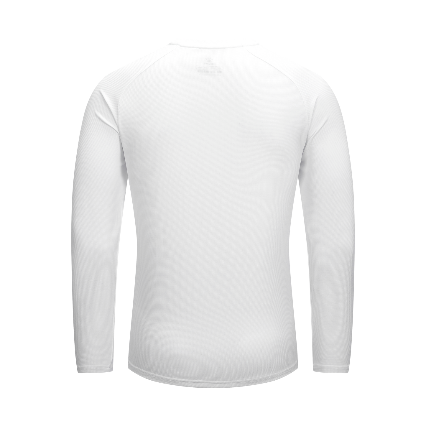 white-long-sleeve-training-top
