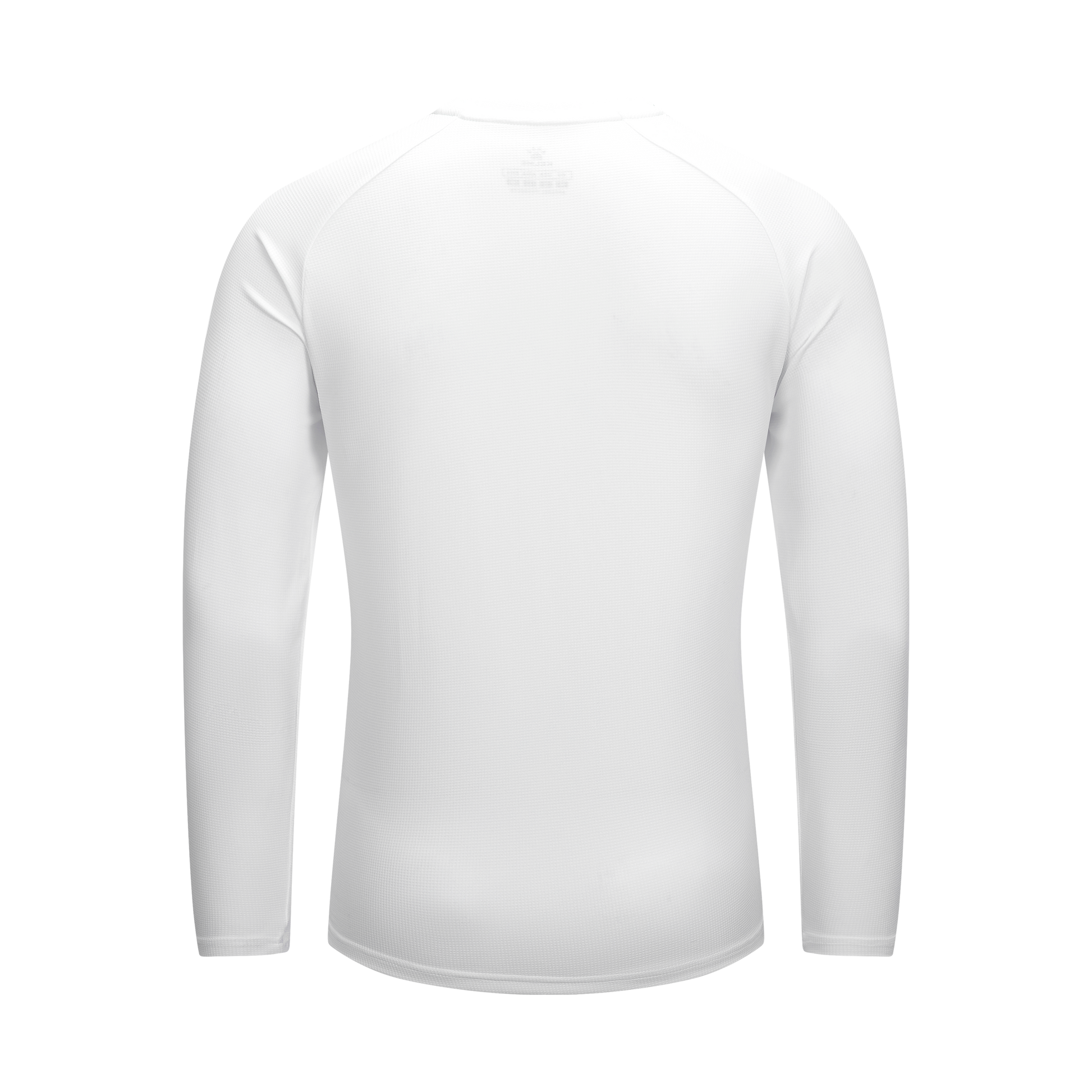 white-long-sleeve-training-top